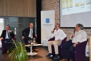 Lugny à L"U"gny-sson avec la coopérative U sur les vins